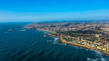 Naklejka premium Porto beach, Figueira da foz, Portugal.