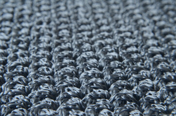 knitted fabric texture close up, color fabric textile knitted