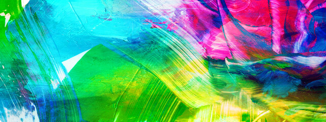 farben abstrakt gewischt malerei kontraste banner