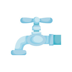 water tap faucet isolated icon