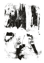 Ripped & Torn Paper Background Grunge Punk Style High Detail Abstract Vector Background Set 