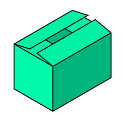 green box illustration
