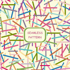 Template greeting card, invitation and advertising banner, brochure with space for text. Seamless stripe pattern