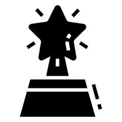 
Performance star award icon design, vector in filled style 
