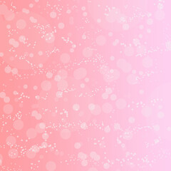 pink background with snowflakes