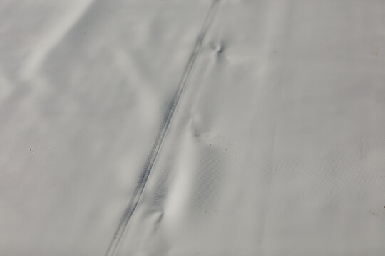 Welding for pvc membrane on the roof. Hydroisolation