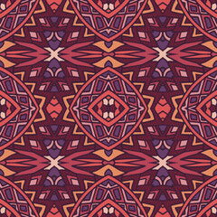 Tribal vintage abstract geometric ethnic seamless pattern ornamental