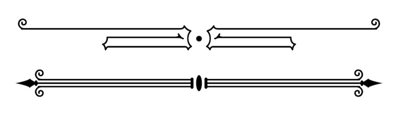 Page dividers or separators