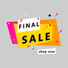 Advertising concept. Promotion banner concept. Banner sale illustration. Promo advertising background