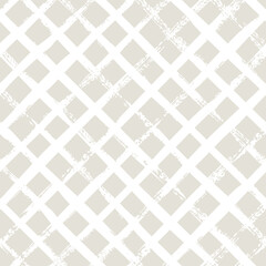 Seamless striped pattern with white lines isolated on light background. Hand drawn illustration. Texture with grid.
