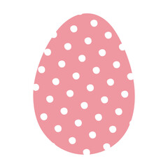 happy easter egg paint with points dotted