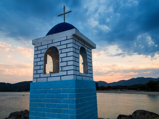 Traditional Greek small church or chapel