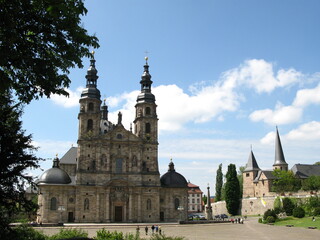 Fototapeta premium Fulda Hoher Dom und Michaelskirche auf Michaelsberg