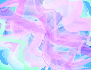Fototapeta na wymiar Abstract artistic background - delicate colors. Composition with colored watercolor stripes. Vector illustration. Can be used for presentations, backgrounds, invitations, business brochures.