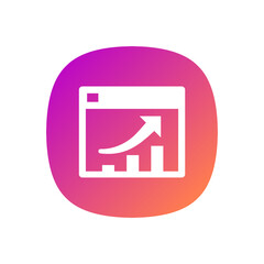 Obraz premium Web Stats - App