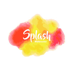 Abstract splash watercolor background