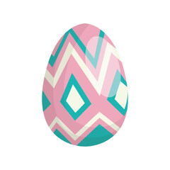 happy easter egg paint with figures