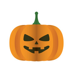 halloween pumpkin face degradient style icon