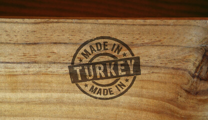 Made in Turkey stamp and stamping