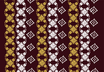 Indonesian batik motifs with very distinctive patterns VECTOR,  EPS 10