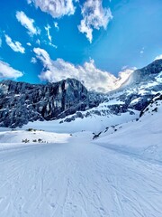 Fototapeta na wymiar ski resort in austria