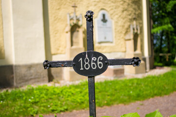 Chapel hill in Trutnov, memorial of battle in 1866, Czech Republic