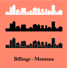 Naklejka premium Billings, Montana