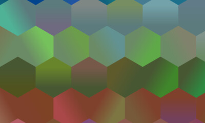 Red, green, blue and brown polygonal abstract background. Great illustration for your needs.