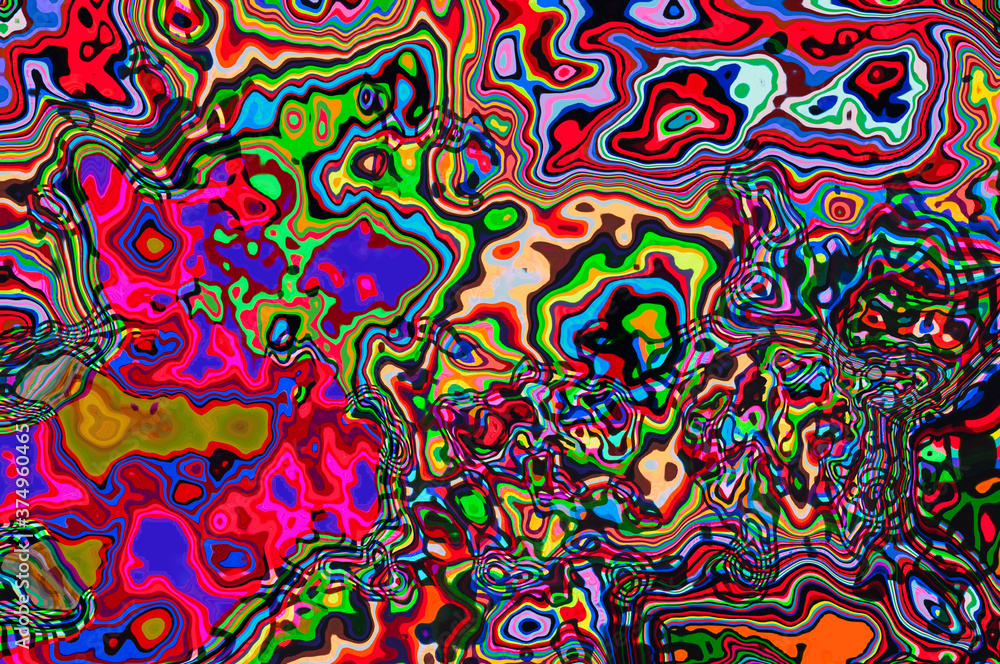 Fototapete abstract digital pattern / abstract minimalistic background of a digital pattern.