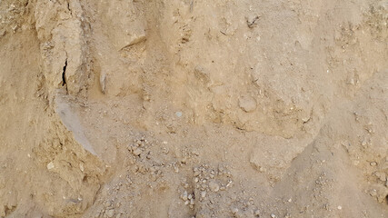 Sand surface. Loose sand. Sand. Grainy texture