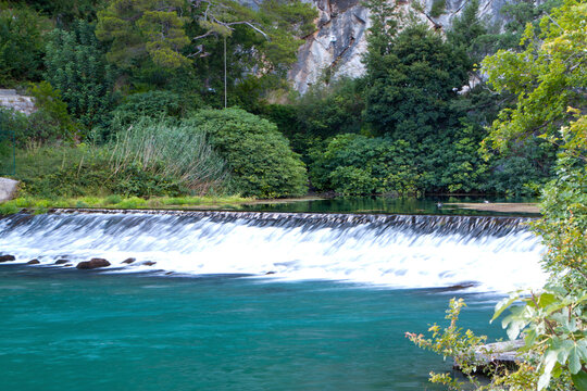 View of Ombla river source. Dubrovnik, Croatia