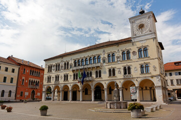 Fototapeta na wymiar Rettori Palace in Belluno, Italy