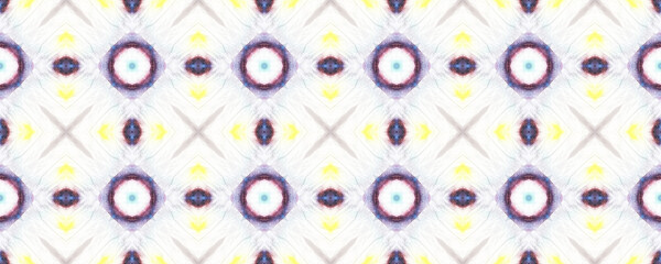 Ultramarine Seamless Decor. Watercolor Motif.