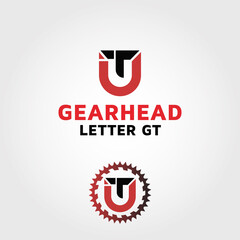 Initial GT, Letter TG Logo images, Stock Photos & Vectors