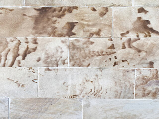 Large horizontally carved stone texture