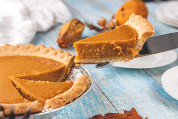 Serving up a fresh slice of pumpkin pie