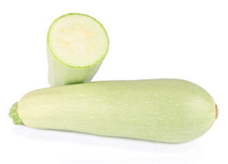 Szucchini isolated on white background