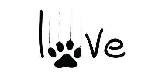 Drawing cat line pattern. Funny vector cats sign. Comic cartoon sketch. One line kitten, kitty silhouette pictogram. Animal, cute pet sits background. World cat day.