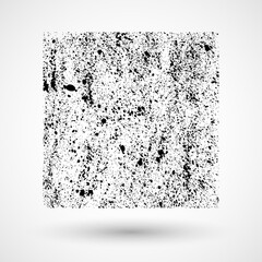 Grunge white and black square wall background. Vector illustration.