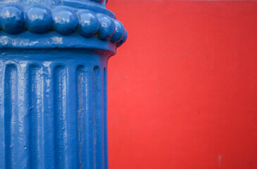 red blue color caminito abstract