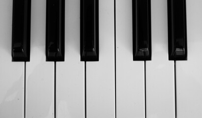 Naklejka premium keyboard of a piano, instrument