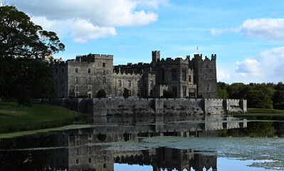 Castle reflections in a lake