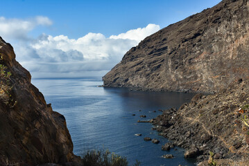 Fototapeta na wymiar Vistas al mar atlántico en Canarias 