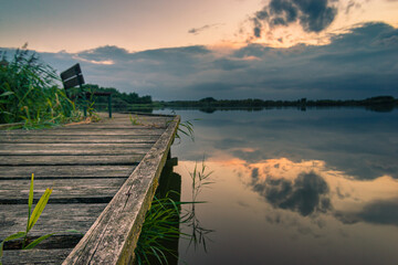 Abendstimmung am See