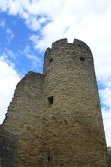 Burgruine mit Wehrturm 