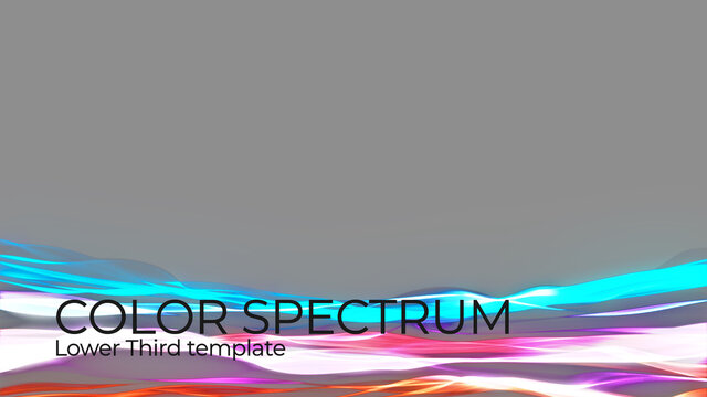 Color Spectrum Lower Third