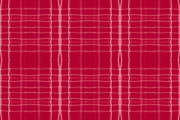White and Red Christmas Plaid. Seamless Buffalo 