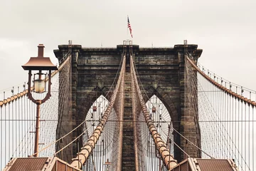 Foto auf Acrylglas Brooklyn Bridge in New York © goncharovaia