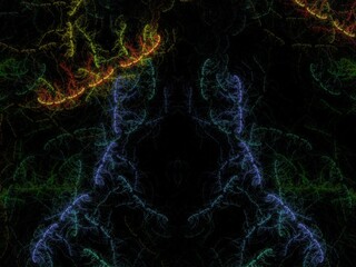 Imaginatory fractal background Image