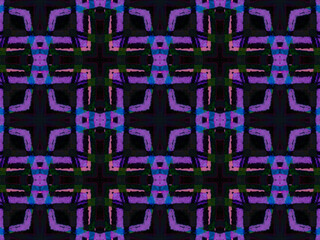 Watercolor Seamless Persian Texture. 